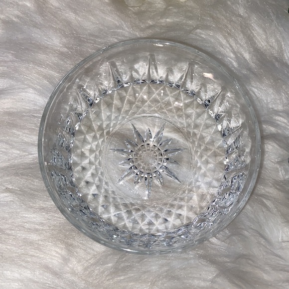 VTG Arcoroc France Clear Glass Bowl Starburst and Diamond Pattern Set if 4 - Picture 4 of 17